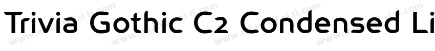 Trivia Gothic C2 Condensed Light字体转换